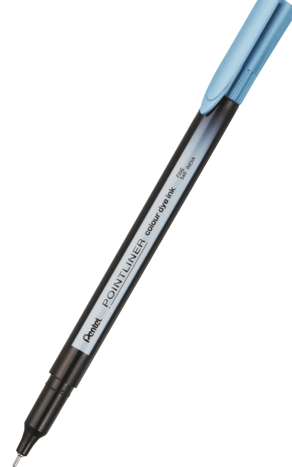 Cienkopis Pointliner Colour 0,4 mm - Pentel - morski