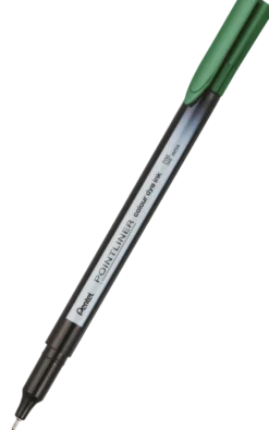 Cienkopis Pointliner Colour 0,4 mm - Pentel - zielony