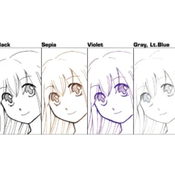 Cienkopis ZIG Cartoonist Mangaka - Kuretake - czarny, 0,5 mm