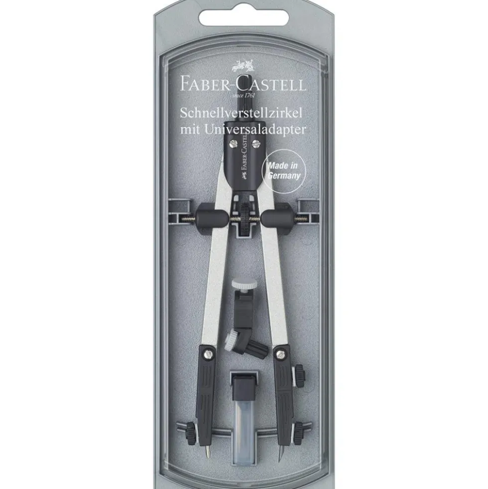 Cyrkiel Quick Set Ultra z adapterem - Faber-Castell