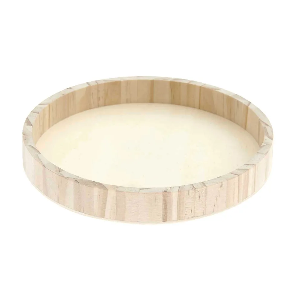 Drewniana okrągła tacka - Rico Design - 20 cm
