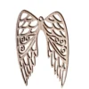 Drewniane kształty Skrzydła - DpCraft - naturalne, 6 cm, 9 szt.