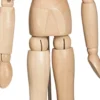 Drewniany manekin do nauki rysunku - Lefranc & Bourgeois - kobieta, 30 cm
