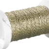 Drucik florystyczny, metalowy - Knorr Prandell - złoty, 0,25 mm x 50 m
