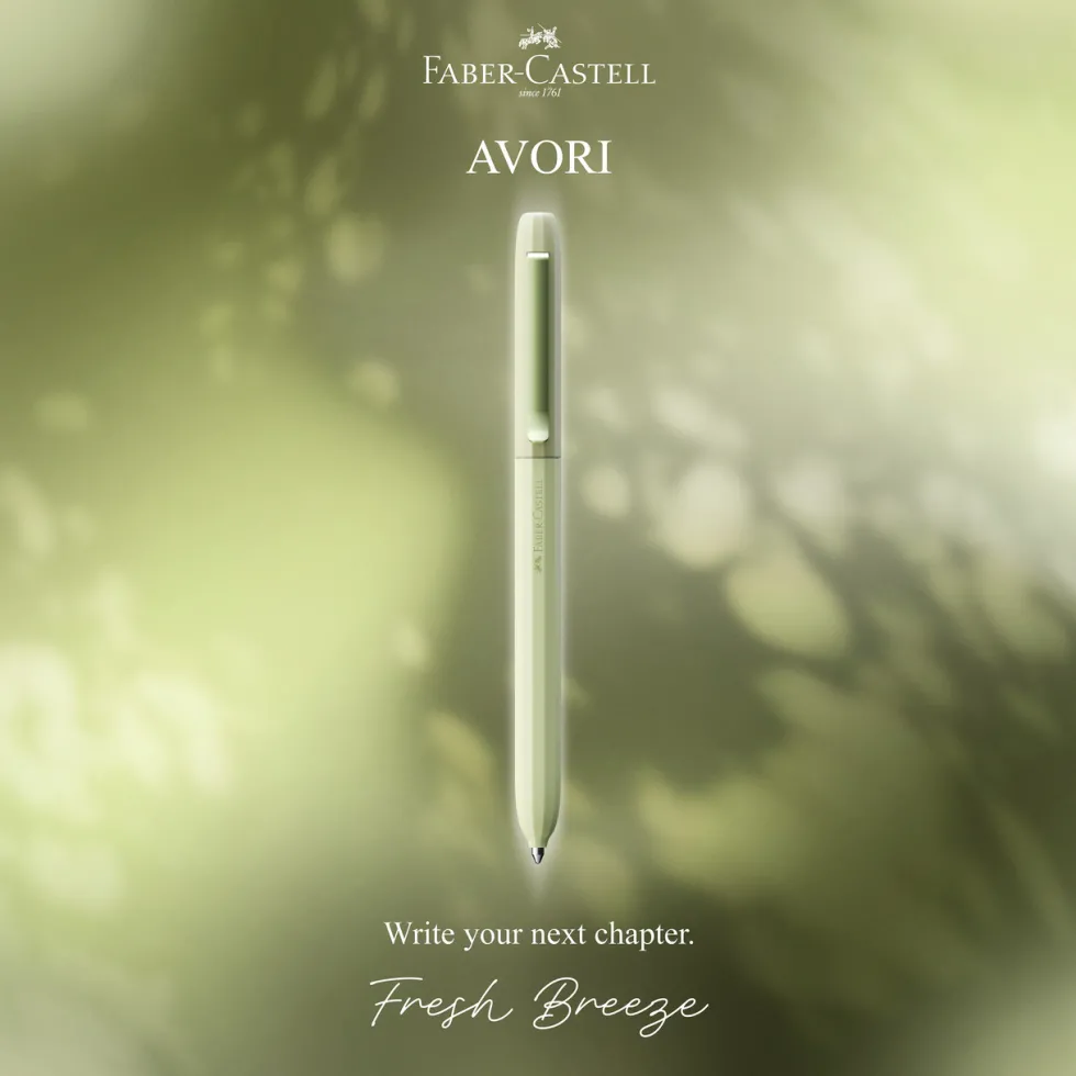 Długopis Avori M z etui - Faber-Castell - Fresh Breeze
