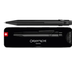 Długopis 849 Black Code XL z etui - Caran d'Ache - Black