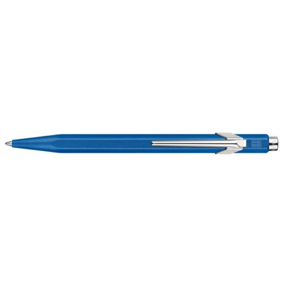 Długopis 849 Colormat-X z etui - Caran d'Ache - Blue
