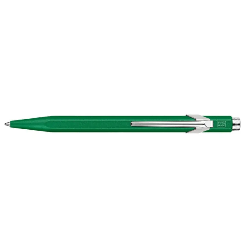 Długopis 849 Colormat-X z etui - Caran d'Ache - Green