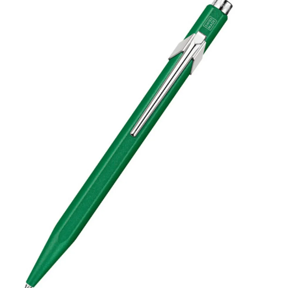 Długopis 849 Colormat-X z etui - Caran d'Ache - Green