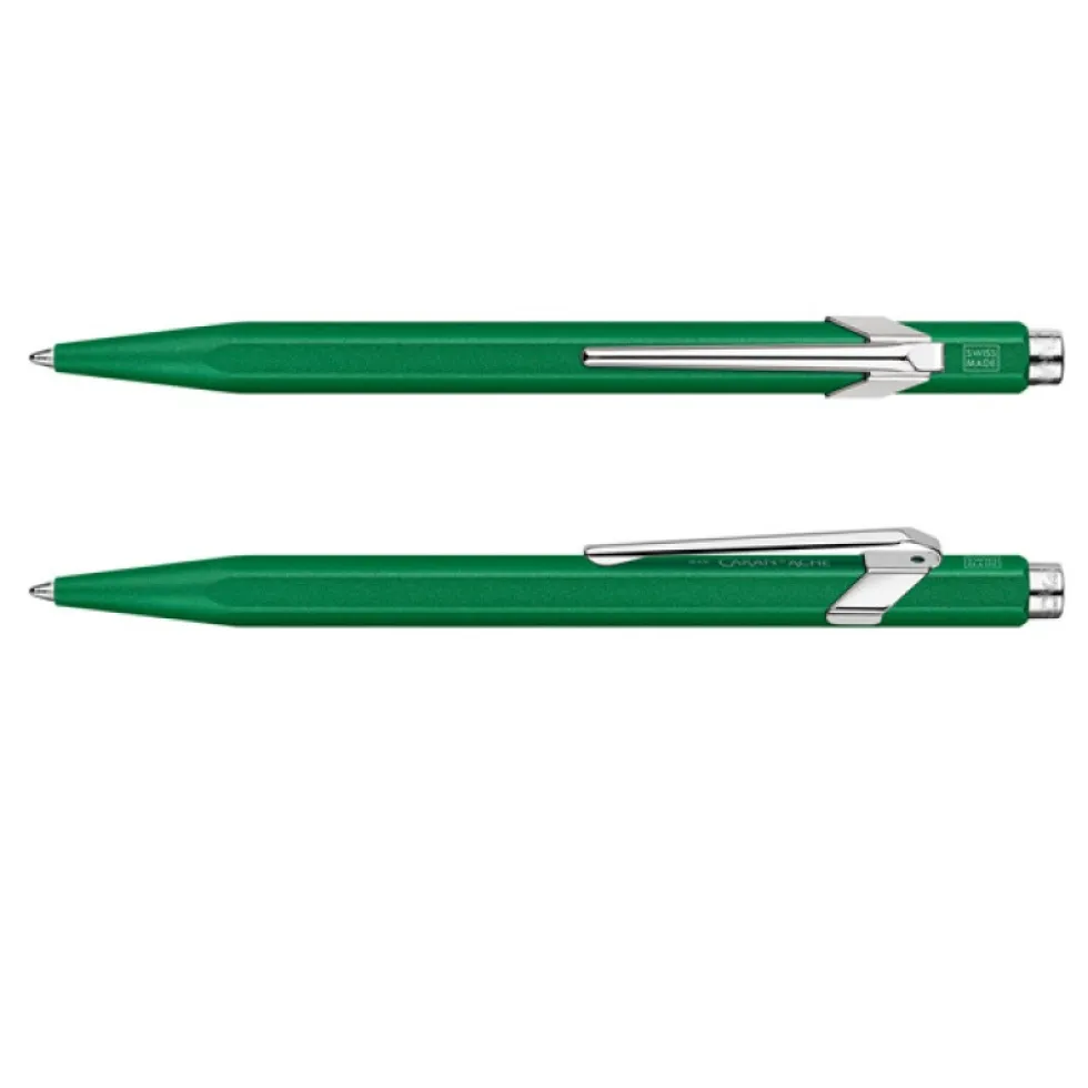 Długopis 849 Colormat-X z etui - Caran d'Ache - Green