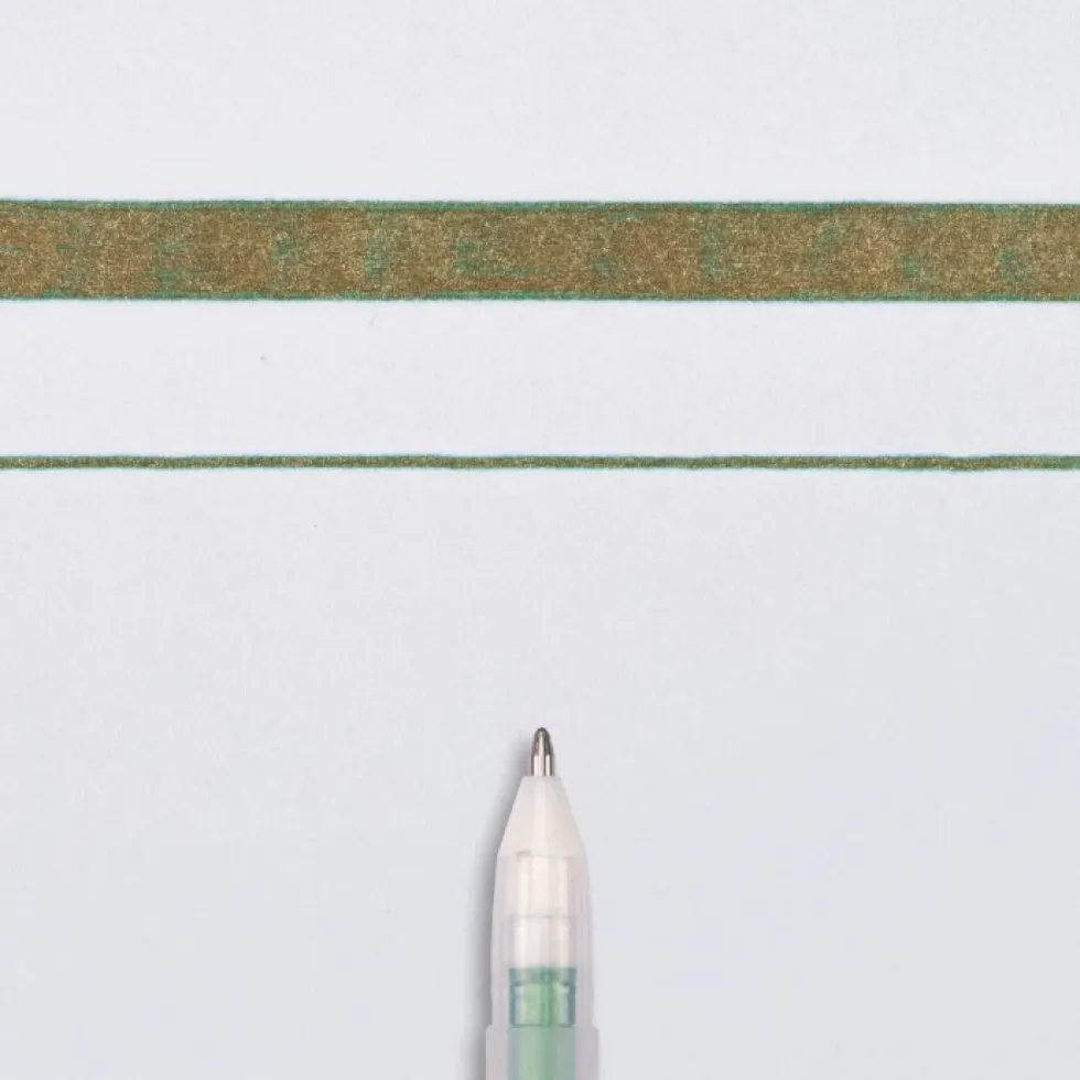 Długopis żelowy Gelly Roll Gold Shadow - Sakura - Green