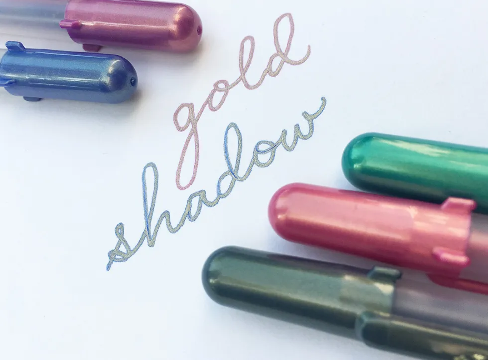 Długopis żelowy Gelly Roll Gold Shadow - Sakura - Purple