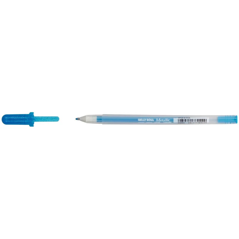 Długopis żelowy Gelly Roll Metallic - Sakura - Blue