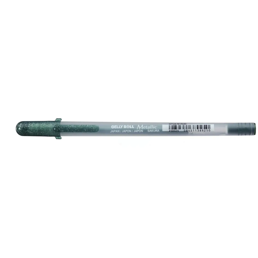 Długopis żelowy Gelly Roll Metallic - Sakura - Hunter Green