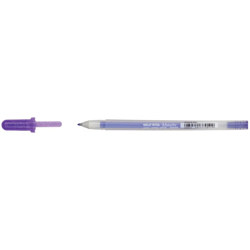 Długopis żelowy Gelly Roll Metallic - Sakura - Purple