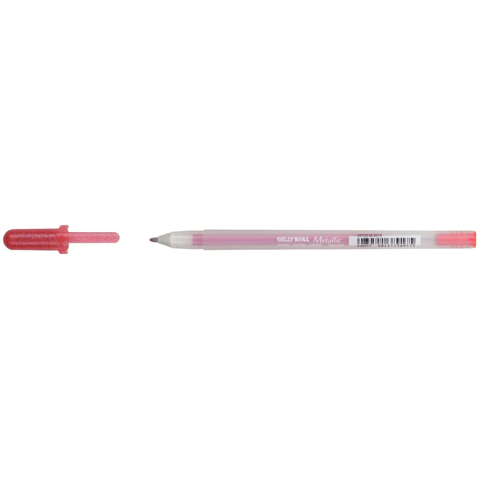 Długopis żelowy Gelly Roll Metallic - Sakura - Red