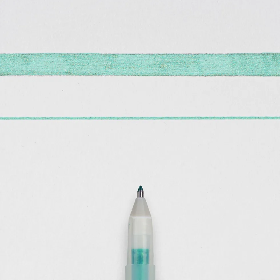 Długopis żelowy Gelly Roll Stardust - Sakura - Green