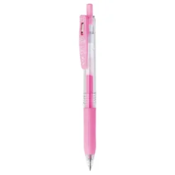 Długopis żelowy Sarasa Clip - Zebra - Milk Pink, 0,5 mm