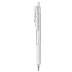 Długopis żelowy Sarasa Clip - Zebra - Milk White, 0,5 mm