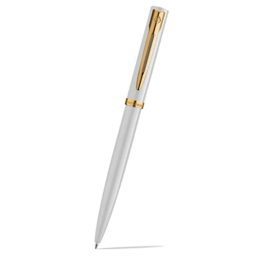 Długopis Impression - Waterman - White Gold Trim