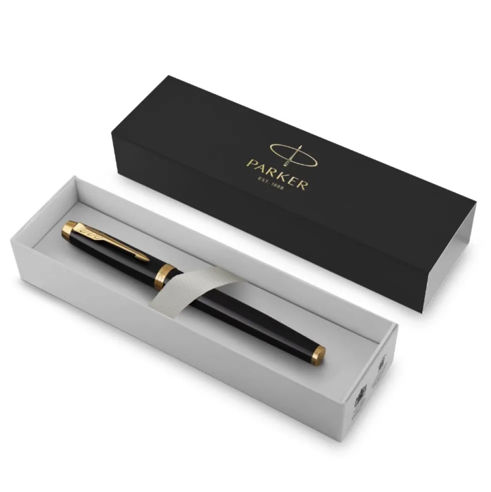 Długopis IM w etui - Parker - Black & Gold Trim