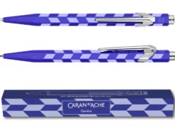 Długopis 849 Mosaic z etui - Caran d'Ache - Royal Blue