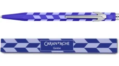 Długopis 849 Mosaic z etui - Caran d'Ache - Royal Blue
