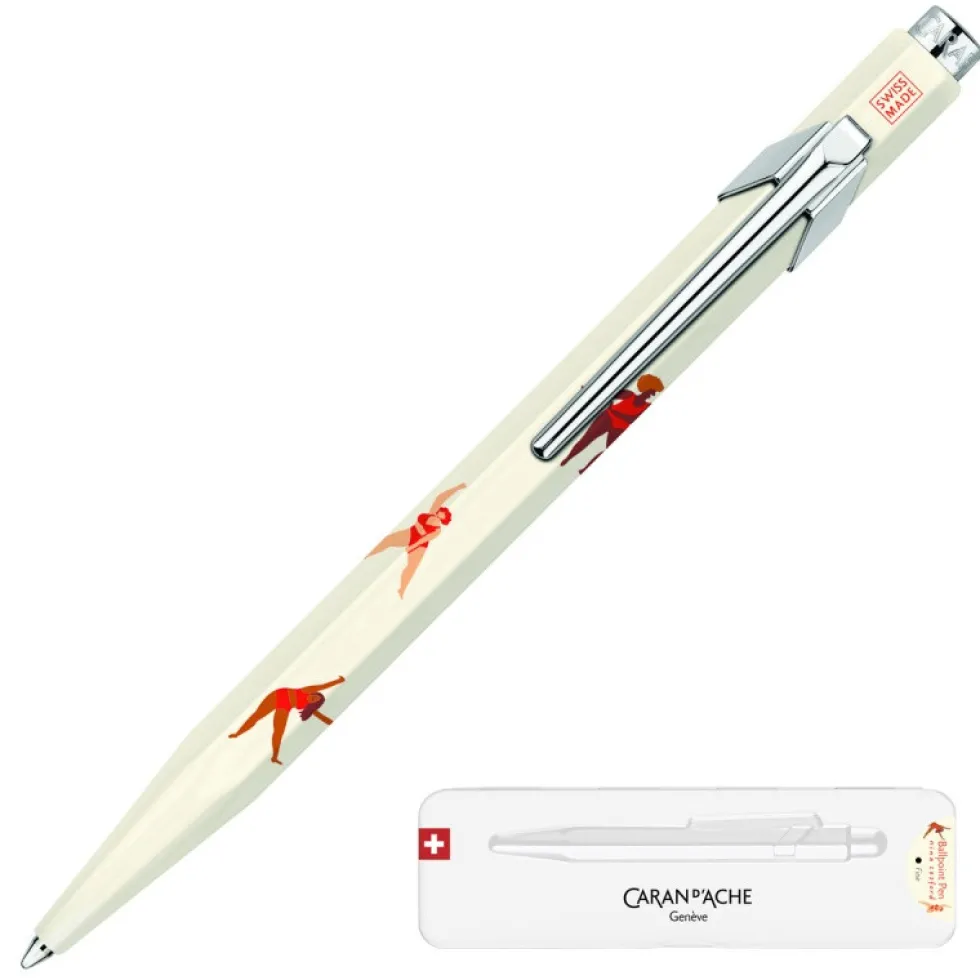 Długopis 849 Nina Cosford z etui - Caran d'Ache - Beige