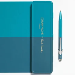 Długopis 849 Paul Smith z etui - Caran d'Ache - Cyan & Steel