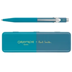 Długopis 849 Paul Smith z etui - Caran d'Ache - Cyan & Steel