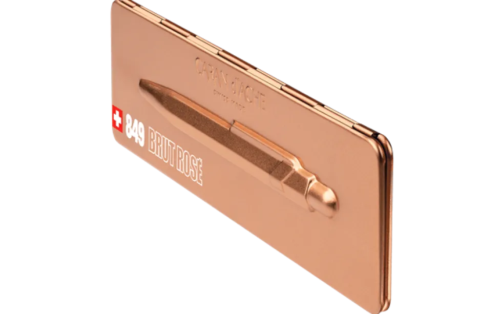 Długopis 849 PopLine z etui - Caran d'Ache - Brut Rose