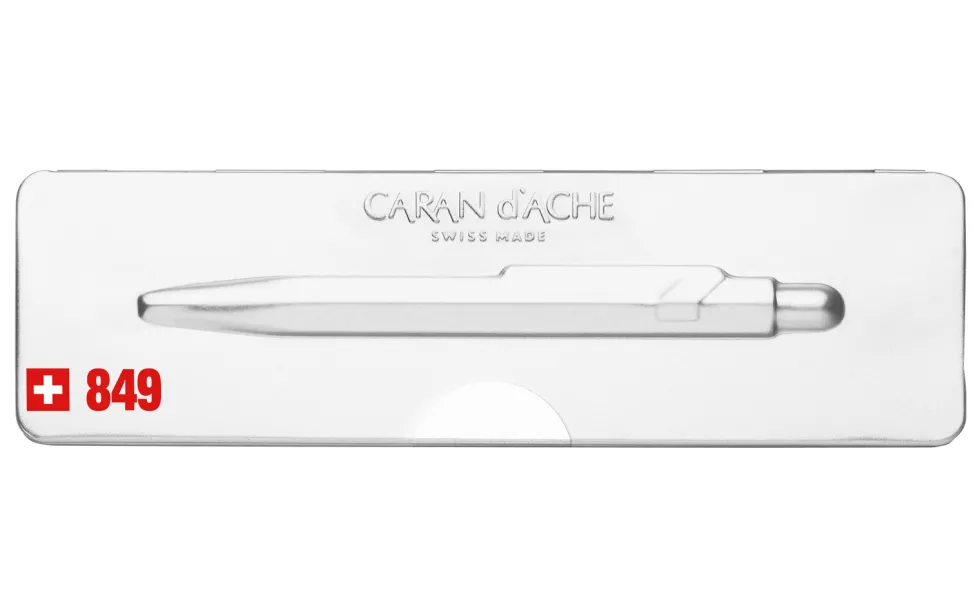 Długopis 849 Pop Line z etui - Caran d'Ache - czarny
