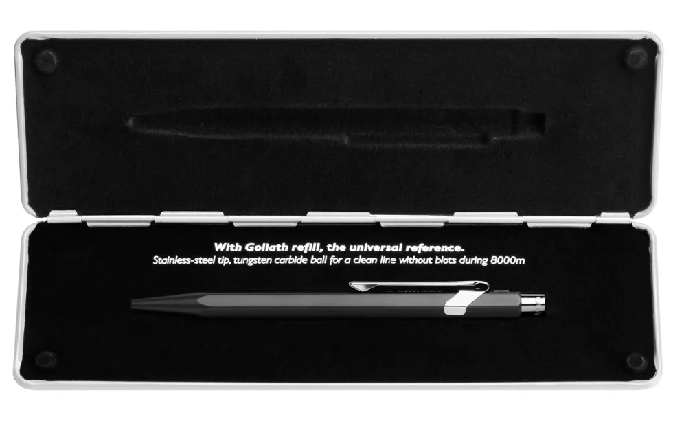 Długopis 849 Pop Line z etui - Caran d'Ache - czarny