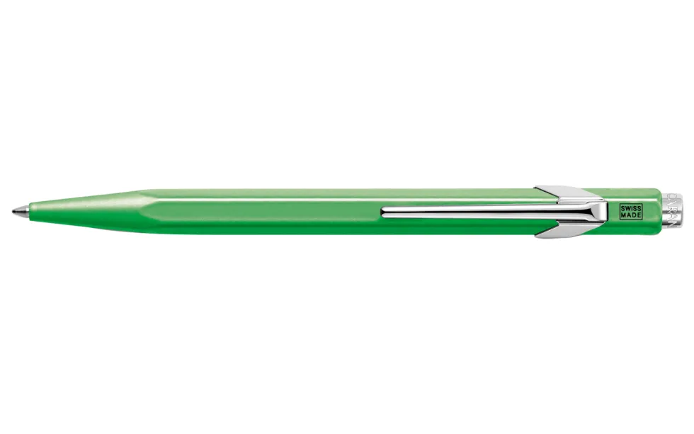 Długopis 849 Pop Line z etui - Caran d'Ache - zielony fluo