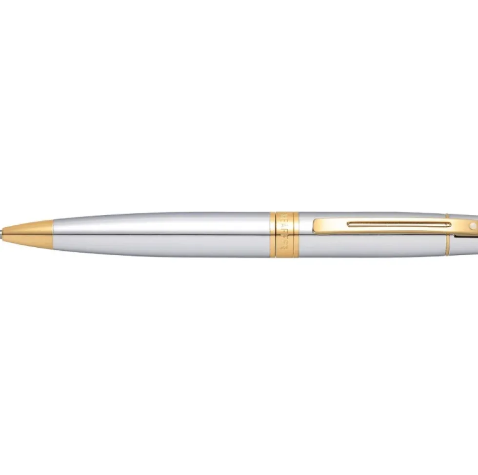 Długopis 300 - Sheaffer - Bright Chrome Gold Trim