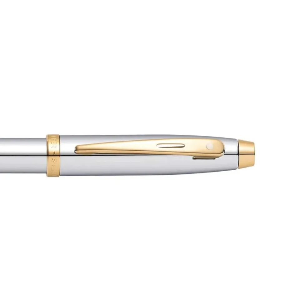 Długopis 100 - Sheaffer - Chrome Gold Trim