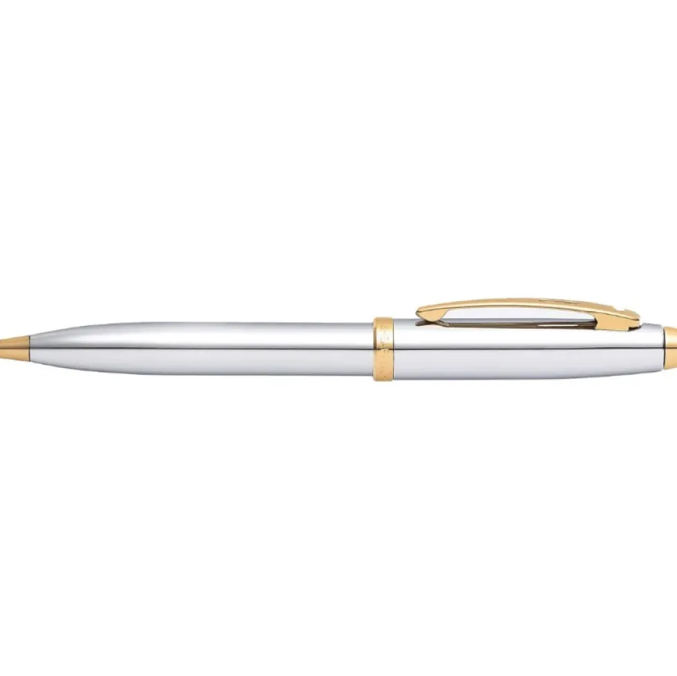 Długopis 100 - Sheaffer - Chrome Gold Trim