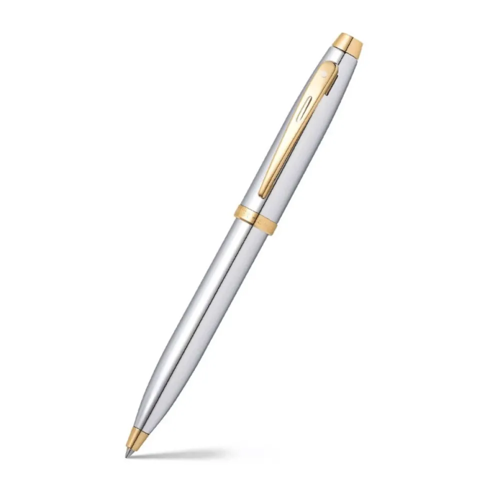 Długopis 100 - Sheaffer - Chrome Gold Trim