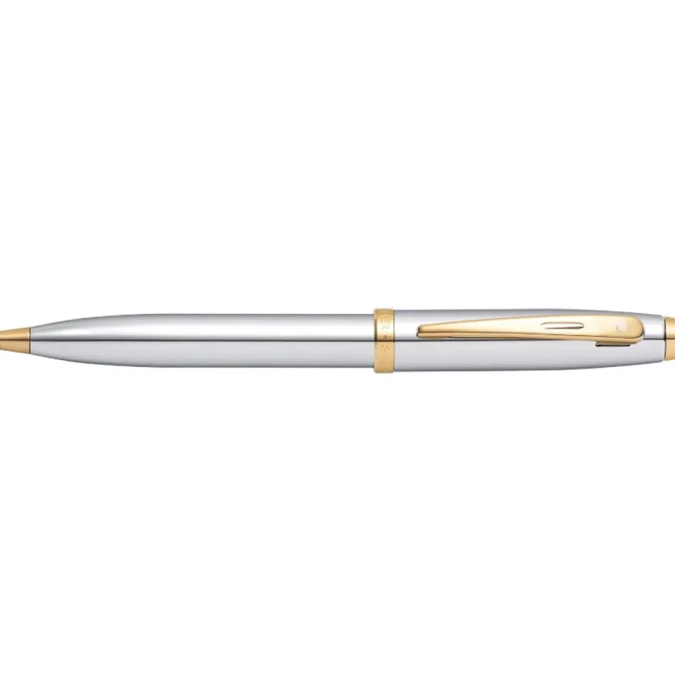 Długopis 100 - Sheaffer - Chrome Gold Trim
