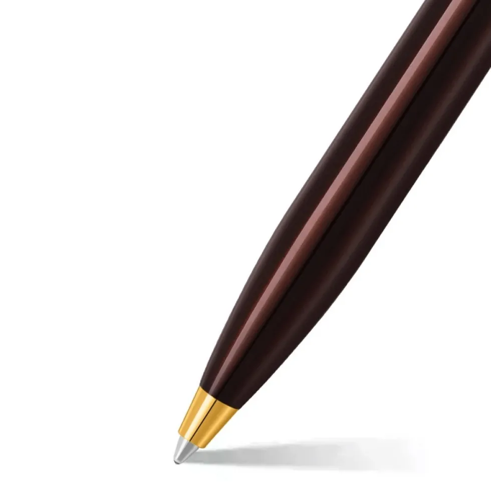 Długopis 100 - Sheaffer - Coffee Brown Gold Trim