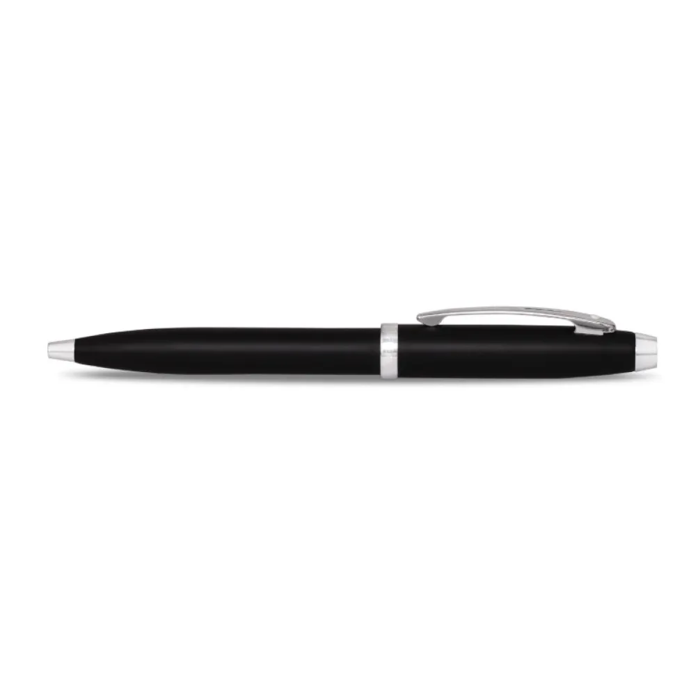 Długopis 100 - Sheaffer - Matte Black and Chrome