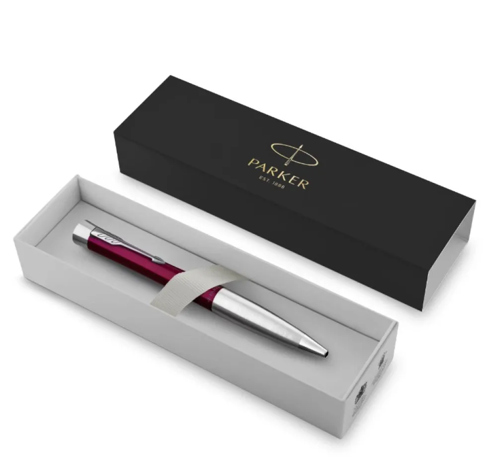 Długopis Urban Twist w etui - Parker - Magenta & Chrome Trim