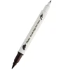 Dwustronny pisak pędzelkowy Brush Sign Pen Twin - Pentel - ciemnobrązowy