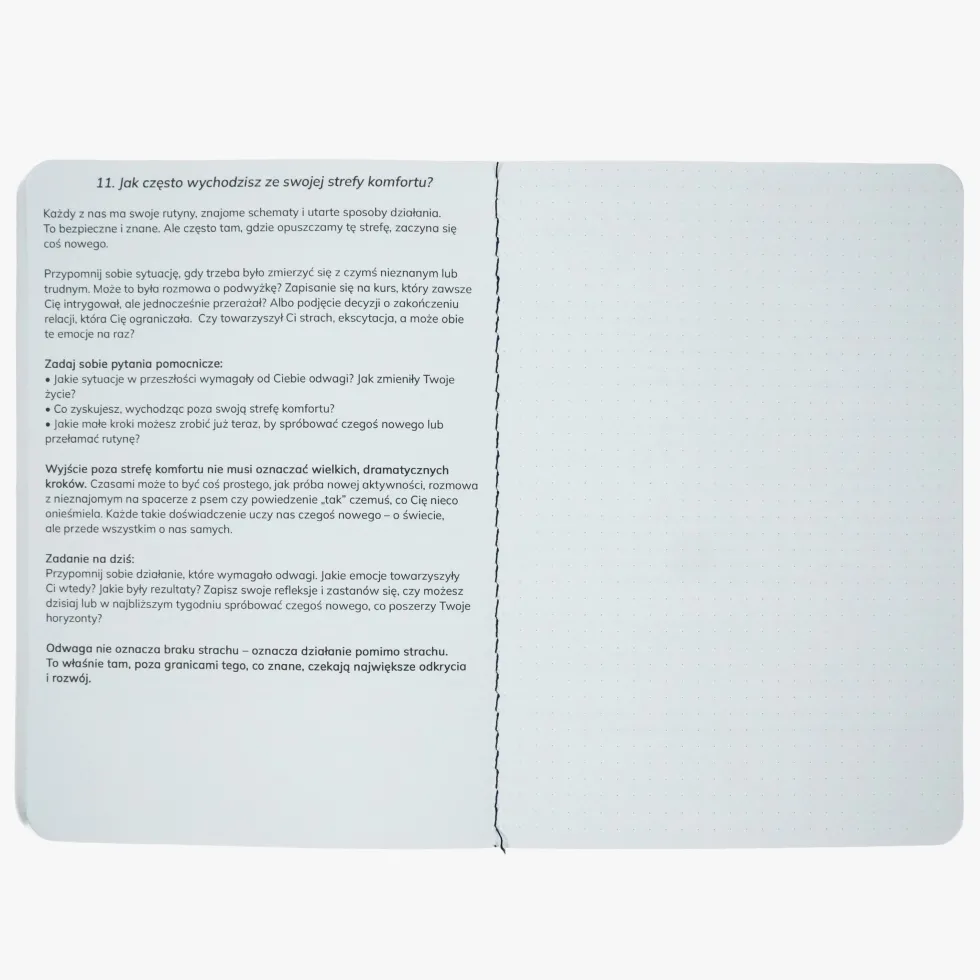 Dziennik autorefleksji Pytania do siebie A5 - Devangari - 120 g/m2