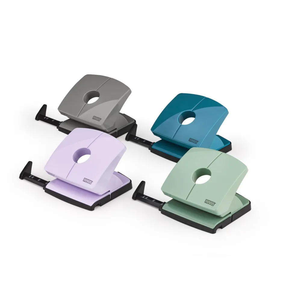 Dziurkacz biurowy ColorID B220 - Novus - szary