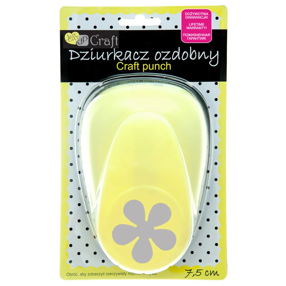 Dziurkacz ozdobny Kwiatek - DpCraft - 7,5 cm