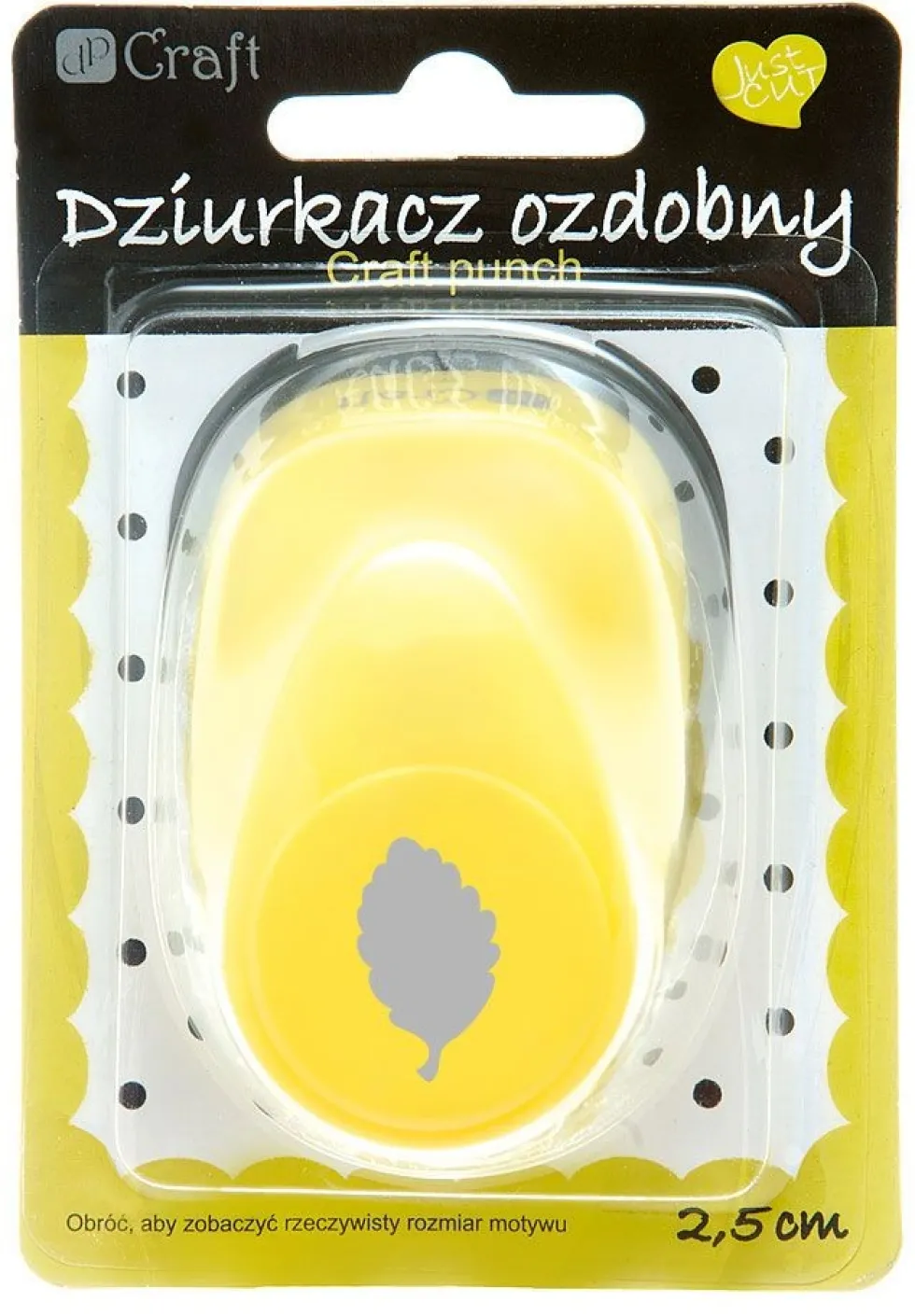 Dziurkacz ozdobny Liść Brzozy - DpCraft - 2,5 cm