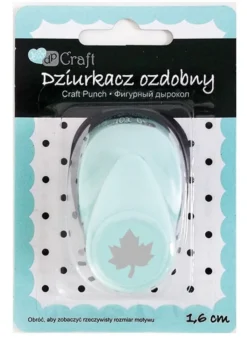 Dziurkacz ozdobny Liść Klonu - DpCraft - 1,6 cm