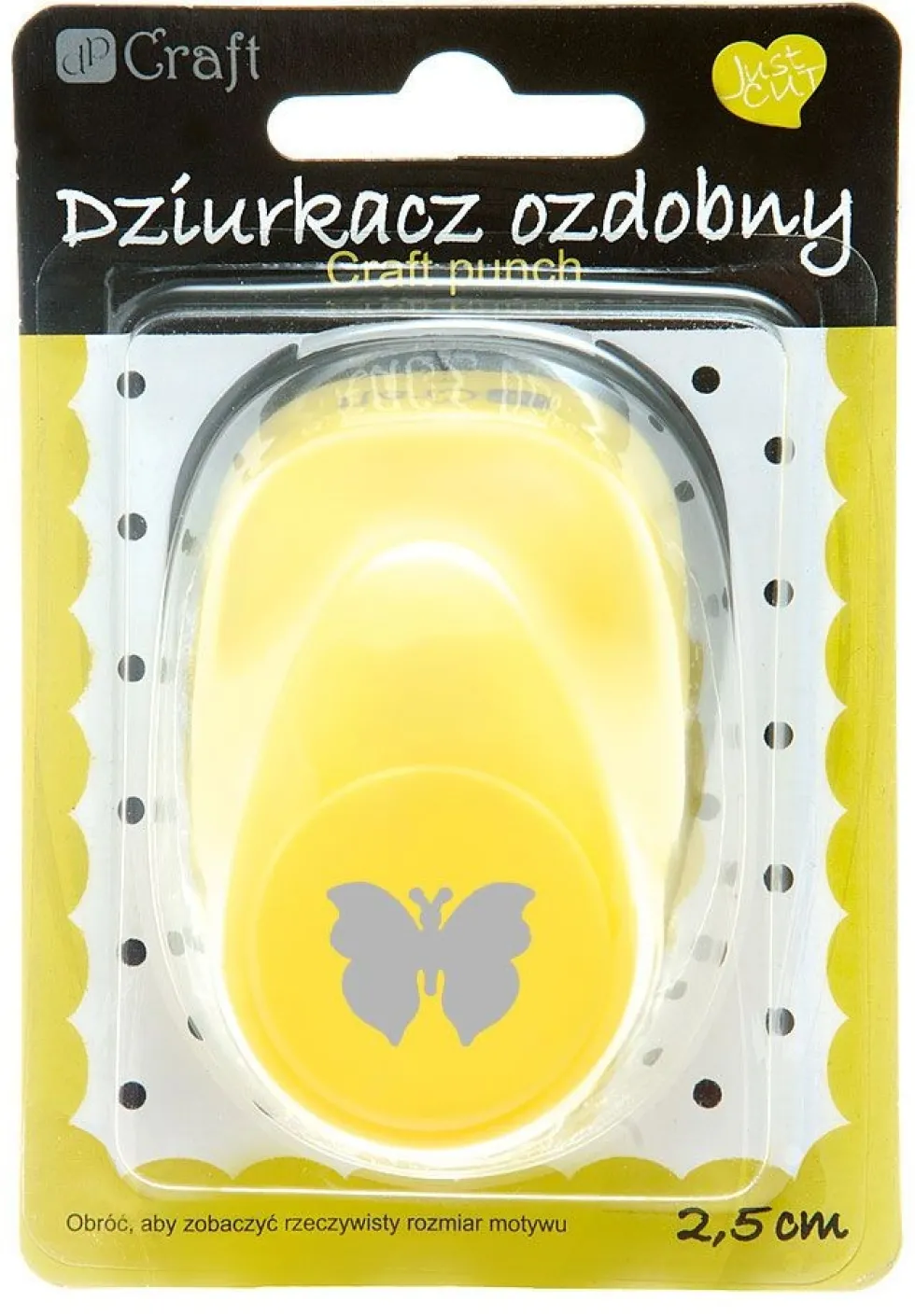 Dziurkacz ozdobny Motyl - DpCraft - 2,5 cm