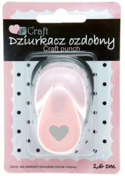 Dziurkacz ozdobny Serce - DpCraft - 1,6 cm